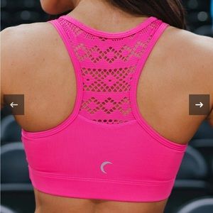 Zyia Hot Pink Bomber Bra (S)